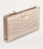 Aspinal London Mayfair purse croc-embossed patent leather (British brand)