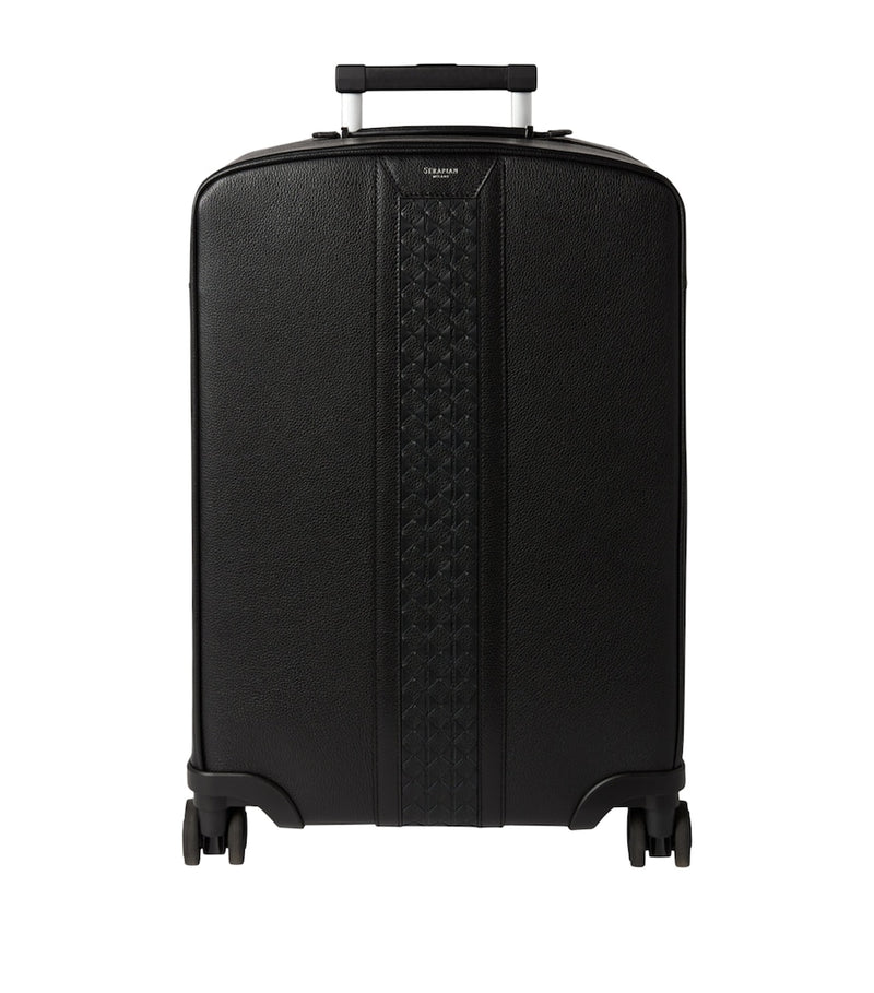 Serapian calfskin hard carry-on suitcase 55cm (British brand)