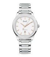 Harrods Piaget Polo Date Watch 36mm Stainless Steel and Diamond- Buy online at McGrocer
