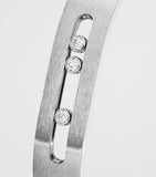 Messika Move Titanium bangle with white diamonds 0.23ct, UK version