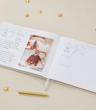Blush and Gold baby memory book - British product