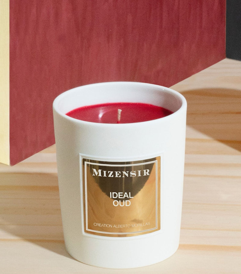Mizensir Oud and Rose Scented Candle 300g, imported from the UK