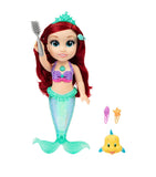 Disney Singing Ariel doll 35.5cm with Flounder, UK version