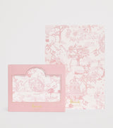 Toile Print Lined Jotter Pad Notebook 21x15cm