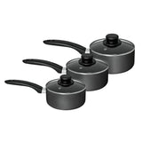 Argos Home 3 piece aluminium pan set Grey - British brand