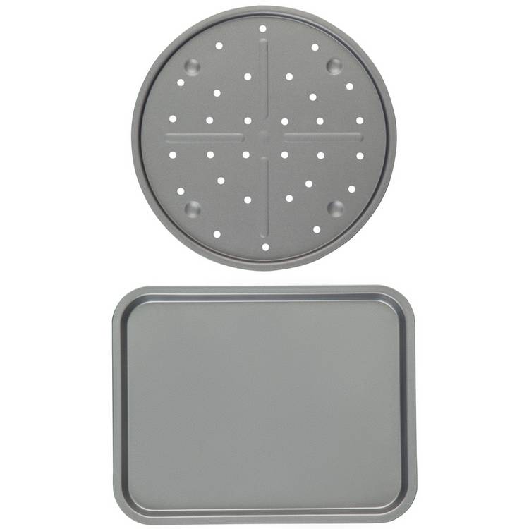 Argos Home non-stick bakeware set pizza pan and chip tray, UK version
