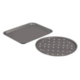 Argos Home non-stick bakeware set pizza pan and chip tray, UK version
