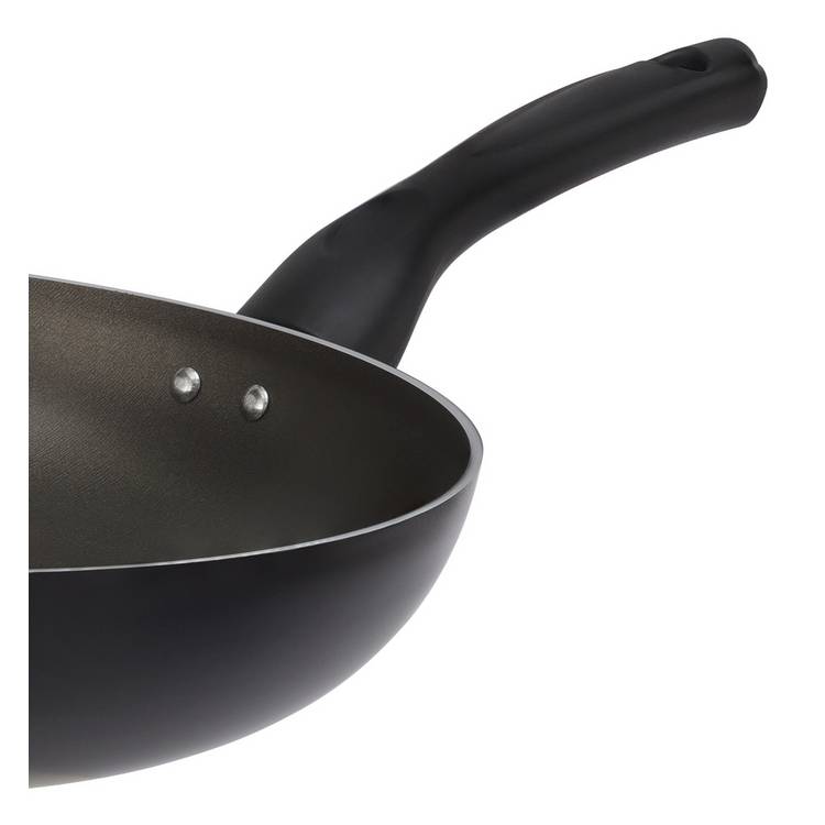 Argos Home 26cm non stick aluminium saute pan with lid, UK version