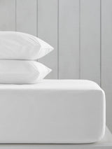 Next White Cotton Rich Extra Deep Fitted Bed Sheet- Buy online at McGrocer