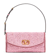 Harrods Valentino Garavani Metallic Vain Soft Shoulder Bag- Buy online at McGrocer