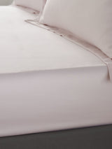 Next Catherine Lansfield Blush Pink Silky Soft Satin Fitted Bed Sheet- Buy online at McGrocer