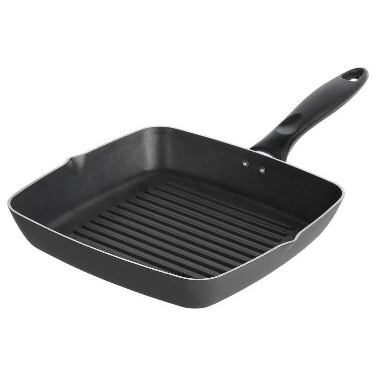 Argos Home non-stick aluminium griddle pan 24cm (British brand)