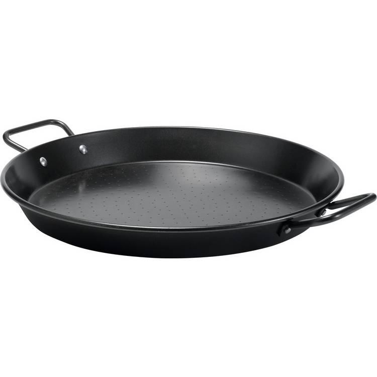 Argos Home non stick carbon steel paella pan 40cm, imported from the UK