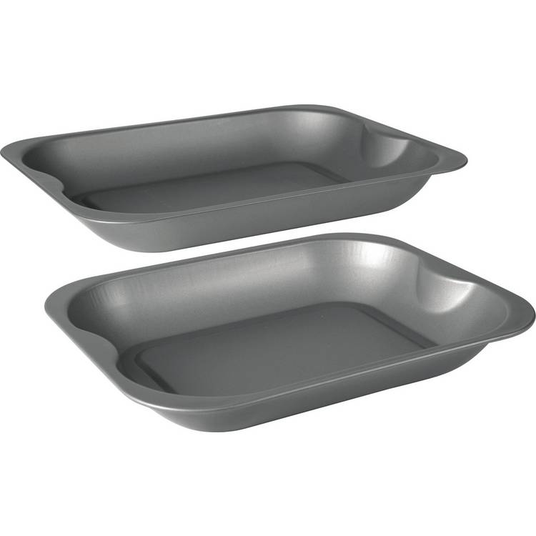 Argos Home non-stick steel roasting tins 2 piece set, imported from the UK