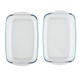Argos Home set of 2 glass roasters 35cm by 22cm, UK version