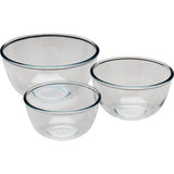 Argos Pyrex 3 Piece Glass Mixing Bowl Set- Buy online at McGrocer