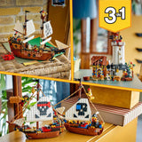 LEGO Creator 3in1 pirate ship toy 1074 pieces - British product