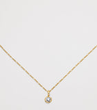 Monica Vinader gold vermeil solitaire charm with lab-grown diamond (British brand)