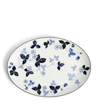 Wedgwood Wild Strawberry Inky Blue oval plate 30cm (British brand)