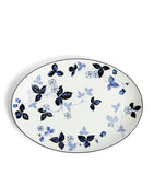 Wedgwood Wild Strawberry Inky Blue oval plate 30cm (British brand)