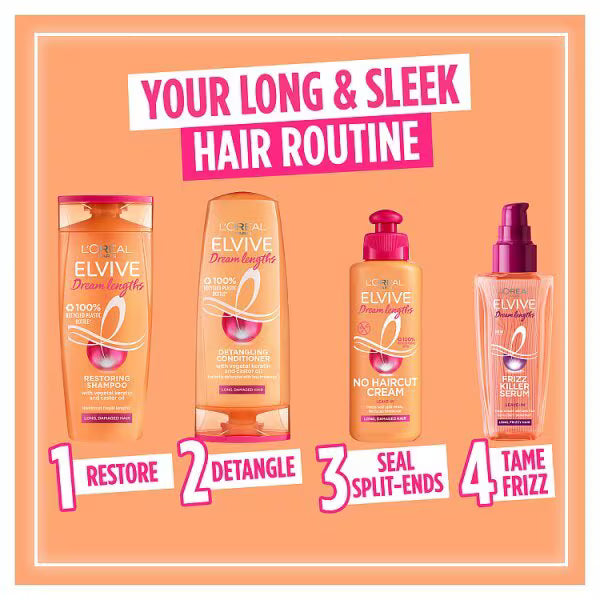 L'Oreal Paris Dream Lengths Leave In Conditioner 200ml, UK version