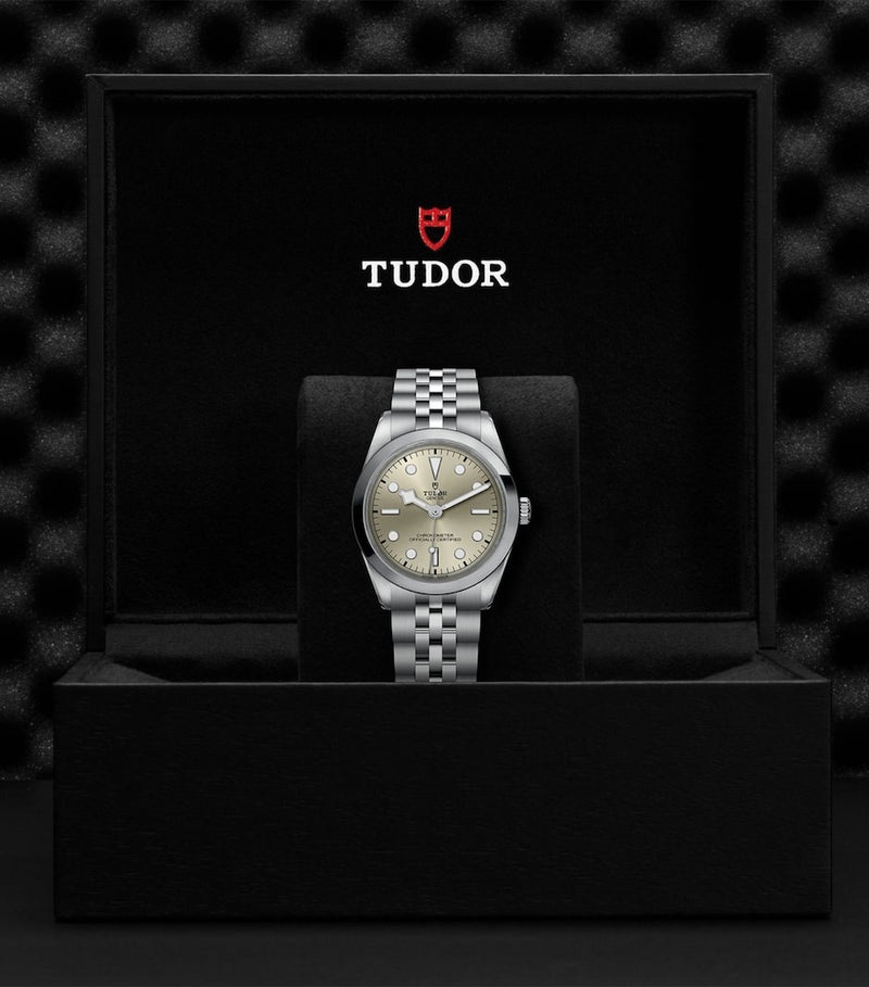 TUDOR Black Bay One stainless steel watch 36mm - British product