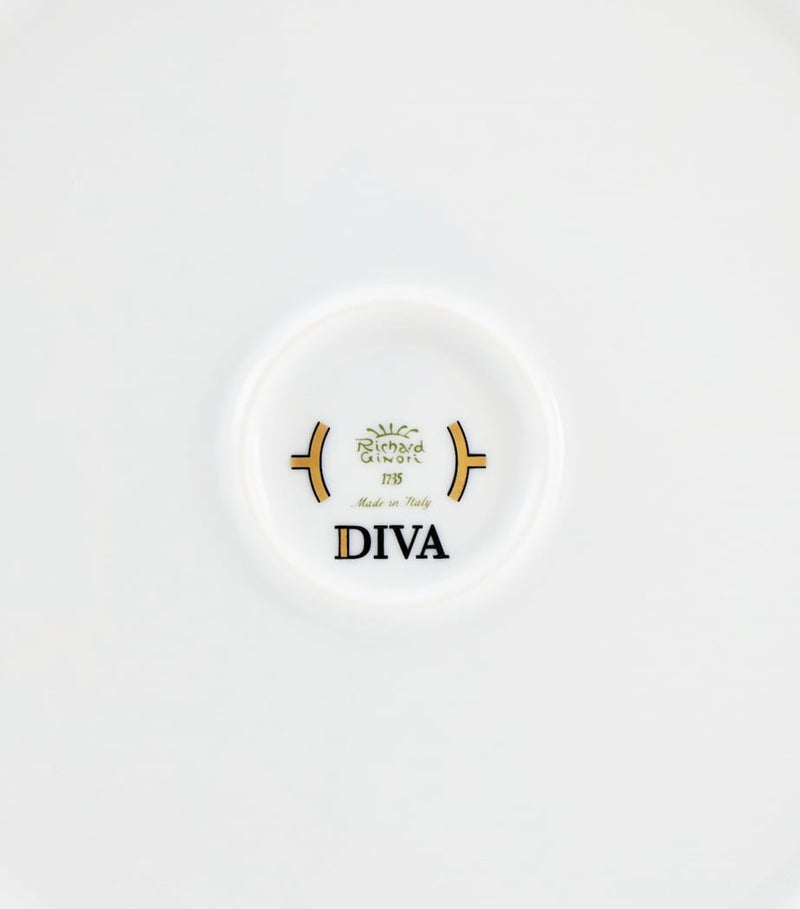 GINORI 1735 porcelain Colonna Diva Rosa salad bowl 24cm, UK version