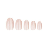 Nail HQ Pink Oval Nails 24 Pieces, imported from the UK