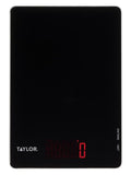 Taylor Pro black glass digital kitchen scales 5kg - British product