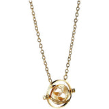 Harry Potter gold tone Time Turner pendant necklace 63.5cm (British brand)