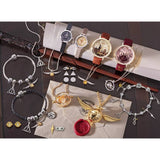 Harry Potter gold tone Time Turner pendant necklace 63.5cm (British brand)