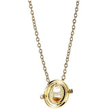 Harry Potter gold tone Time Turner pendant necklace 63.5cm (British brand)