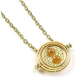 Harry Potter gold tone Time Turner pendant necklace 63.5cm (British brand)