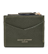 Harrods Aspinal Of London Leather Hudson Coin and Card Holder 8cm x 10cm- Buy online at McGrocer