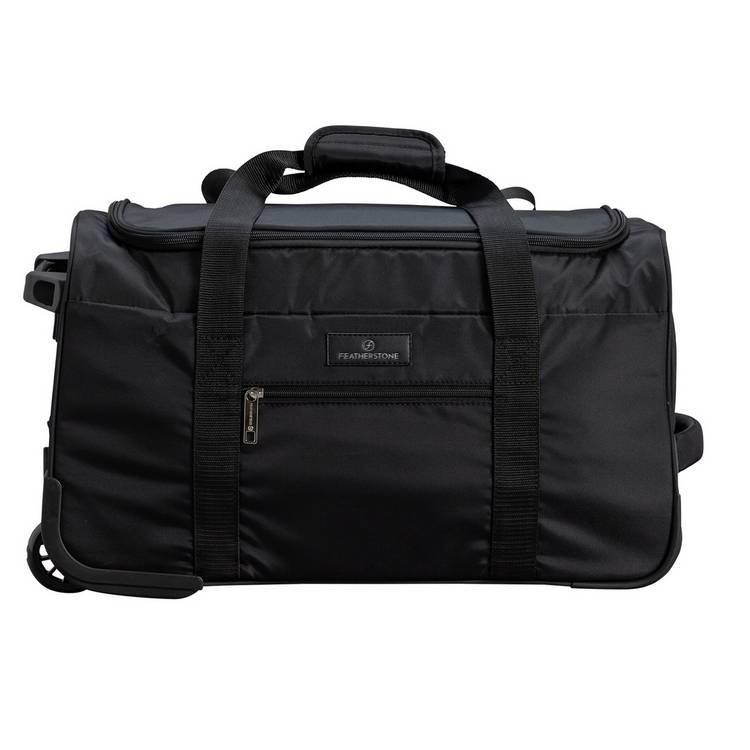 Featherstone 2 Wheel Small Holdall Black, imported from the UK