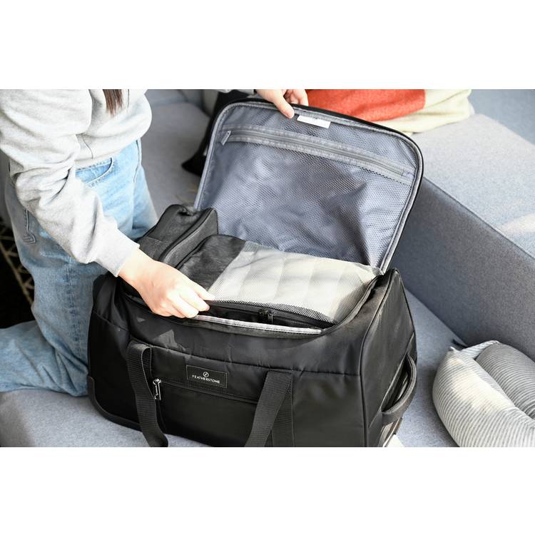 Featherstone 2 Wheel Small Holdall Black, imported from the UK