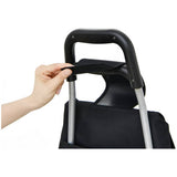 black 2 wheel folding shopping trolley 82L (British brand)