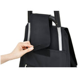 black 2 wheel folding shopping trolley 82L (British brand)