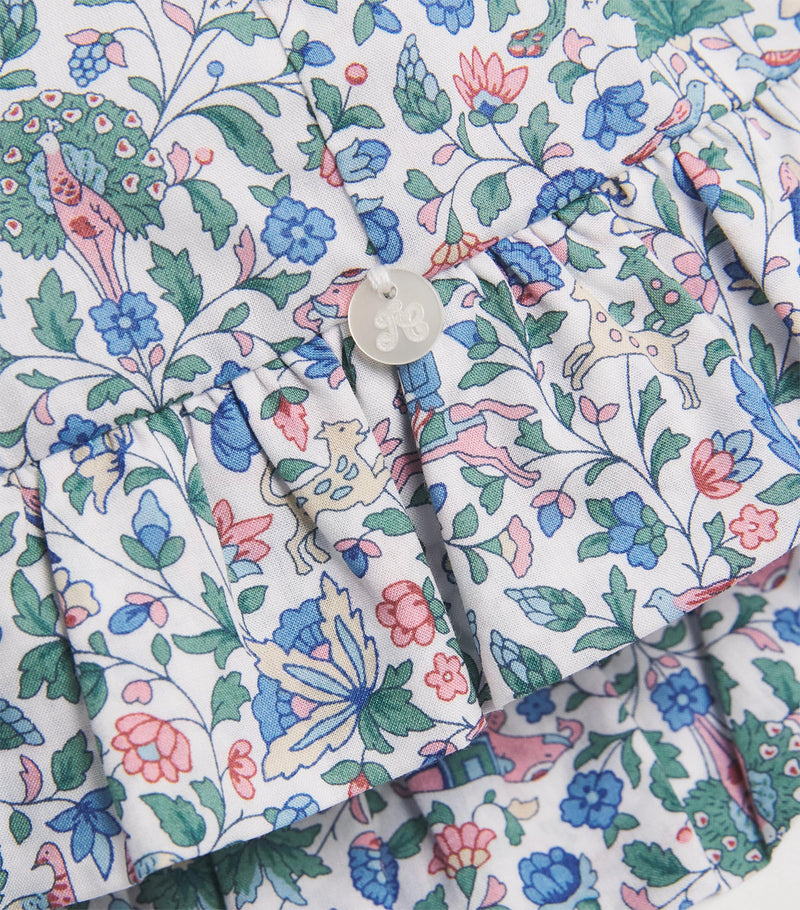 Tartine et Chocolat Liberty print floral baby bonnet (British brand)