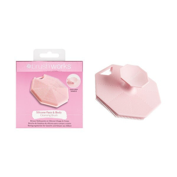 Brushworks silicone face and body cleansing brush (British brand)