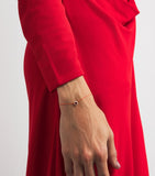 Redline Diva bracelet ruby diamond yellow gold, imported from the UK