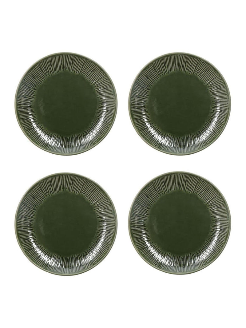 Mikasa Green Jardin side plates set of 4 21cm (British brand)