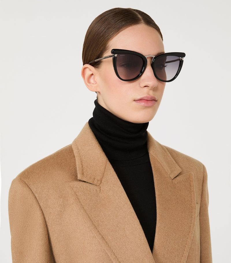 Max Mara acetate butterfly sunglasses, imported from the UK