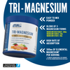 Applied Nutrition Tri-Magnesium Powder Tropical Vibes 200g, imported from the UK