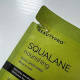 BEAUTYPRO squalane nourishing face sheet mask, imported from the UK