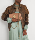 Chloé Heritage medium shoulder bag in buffalo leather, imported from the UK