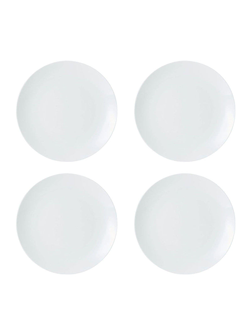 Mikasa Chalk porcelain dinner plate set of 4, imported from the UK