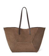 Harrods Brunello Cucinelli Medium Suede Duo Tote Bag- Buy online at McGrocer