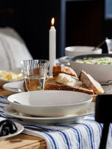 Next Mikasa White Cranborne Stoneware Pasta Bowl Set of 4- Buy online at McGrocer