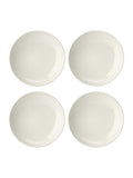 Mikasa White Cranborne stoneware pasta bowl set of 4, imported from the UK